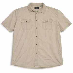 RedHead Men’s Short Sleeve Button Down Shirt 3XL Khaki